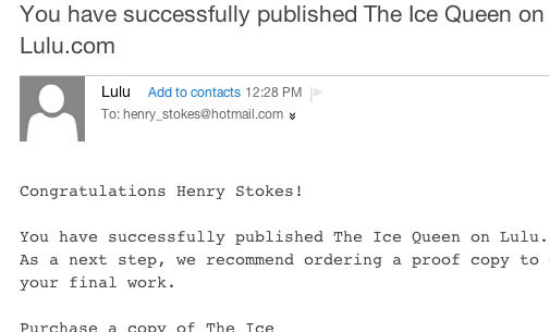 PUBLISHED!